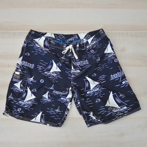 Polo by Ralph Lauren navy blue swim trunks size 38
